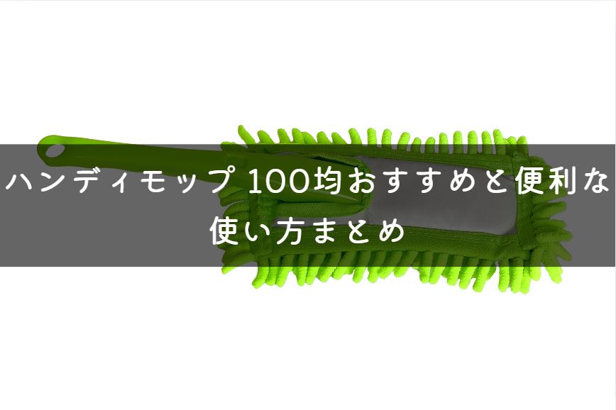 ハンディモップ 100均